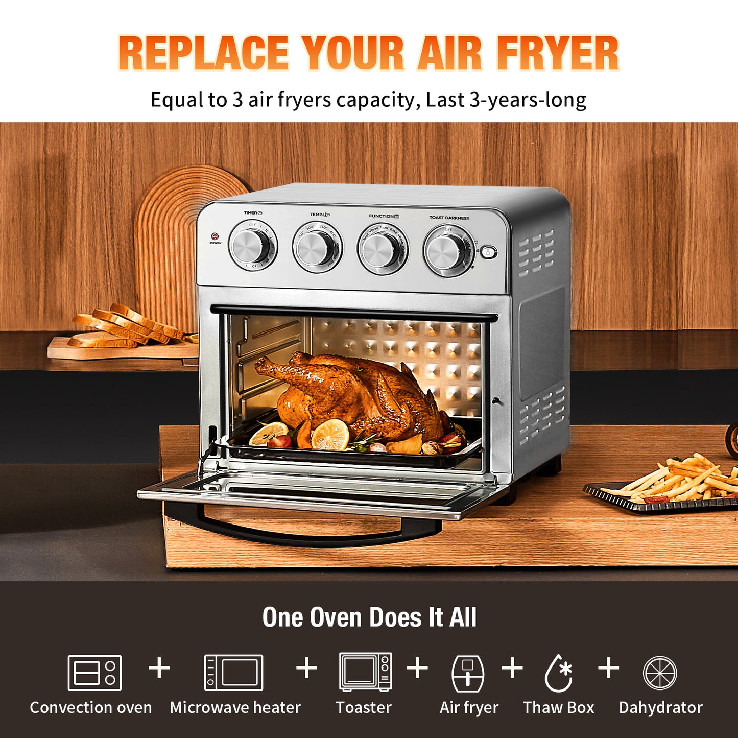 Toaster Oven Air Fryer Combo