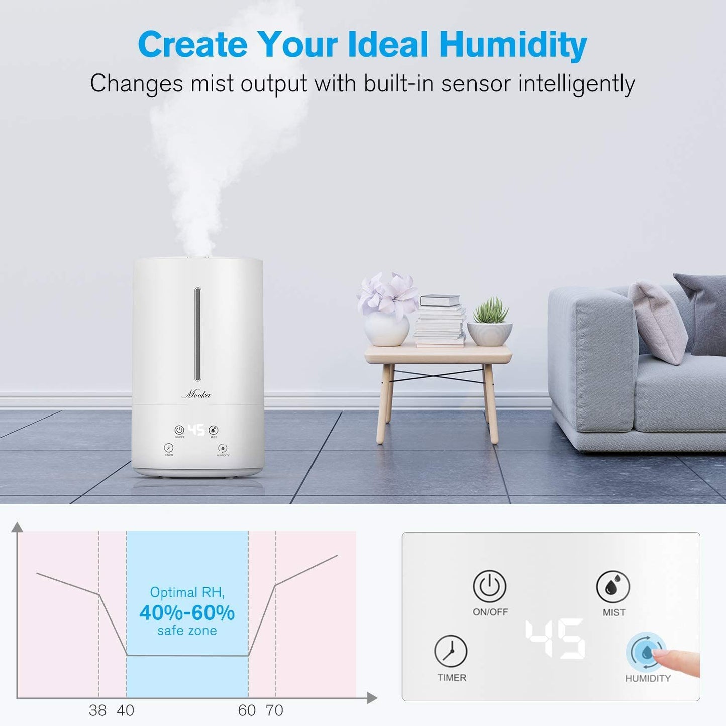 Mooka Cool Mist Humidifier