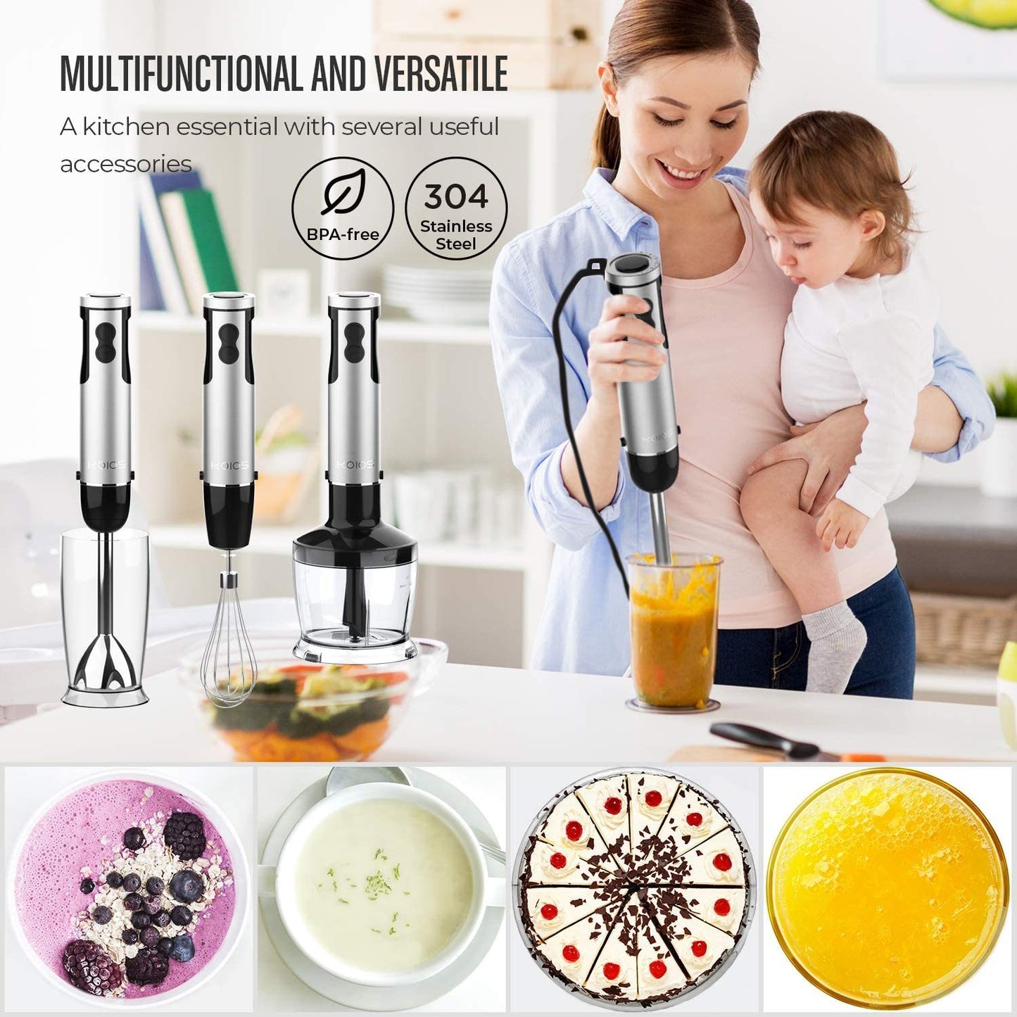 Multifunctional Hand Immersion Blender