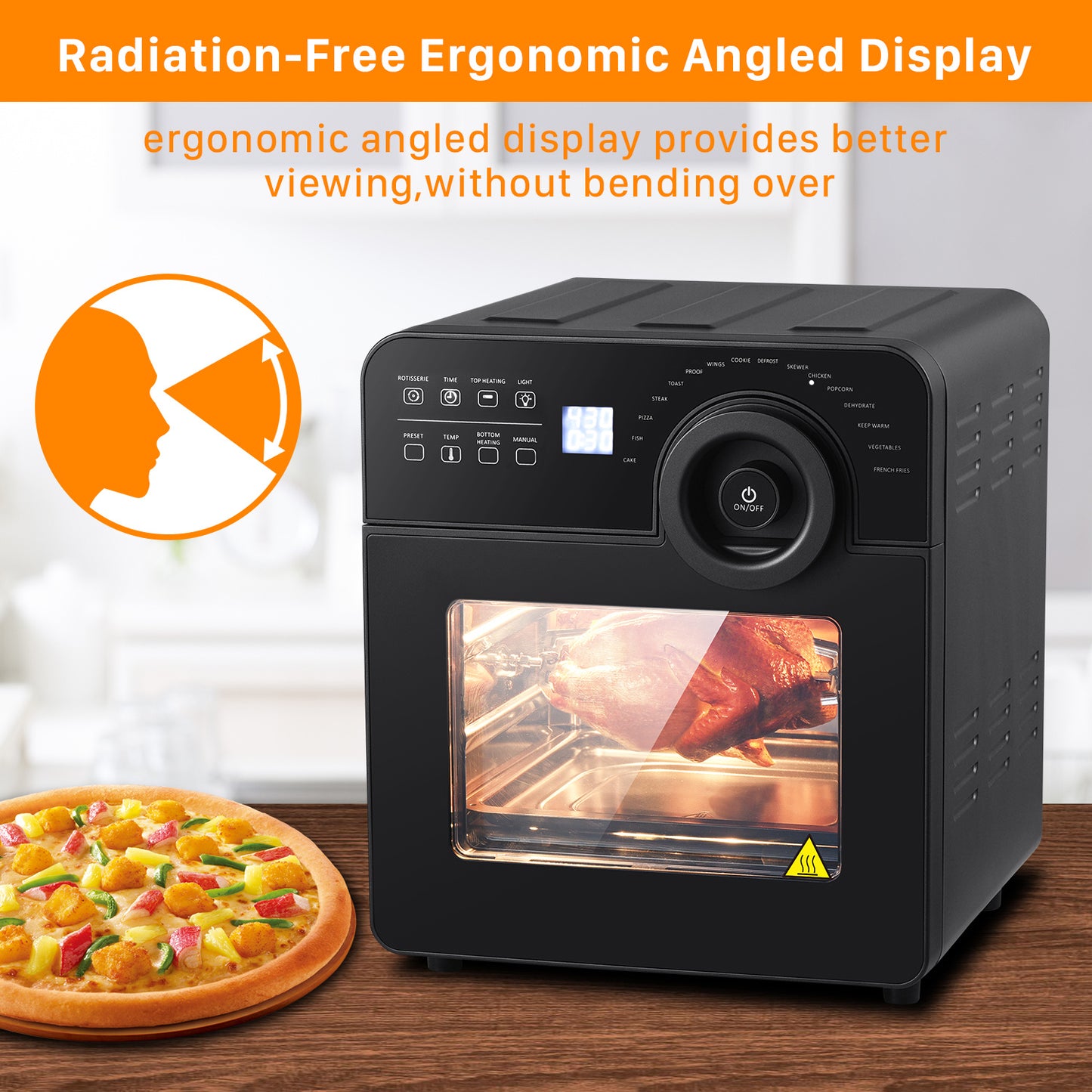 Geek Chef Air Fryer Oven Toaster