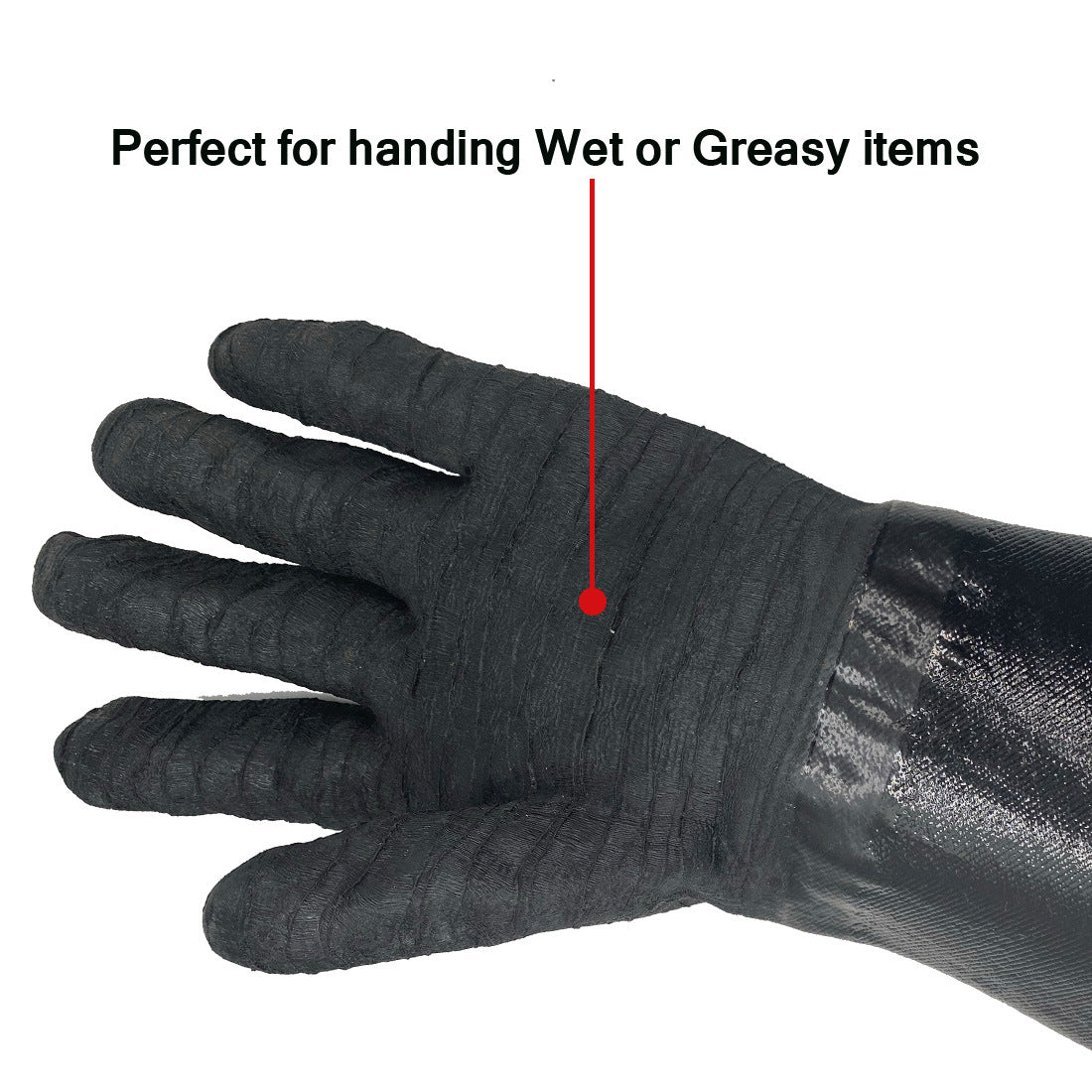 Oven Gloves 14" 932F, Smoke-Resistant Cooking Barbecue Grill Gloves