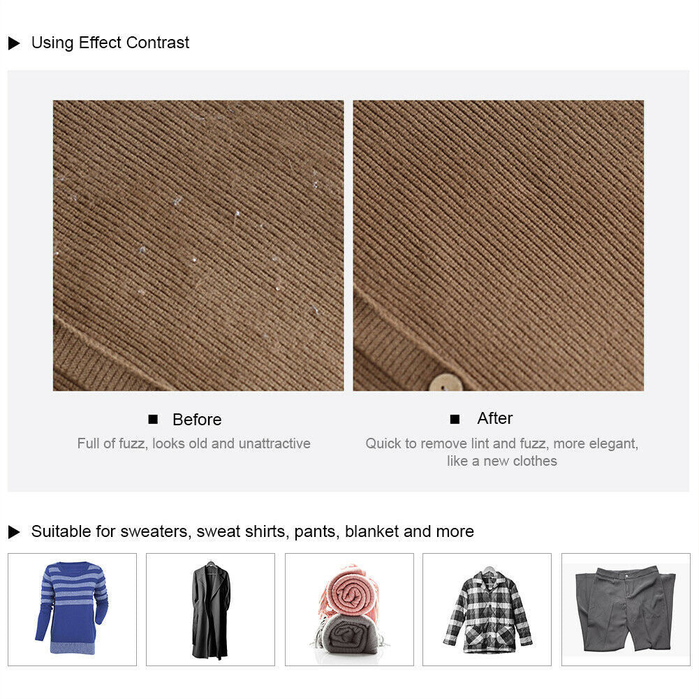 Portable Electric Fabric Clothes Sweater Lint Remover