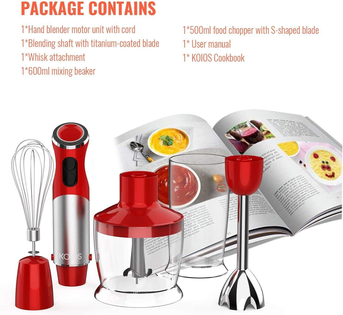 Multifunctional Hand Immersion Blender