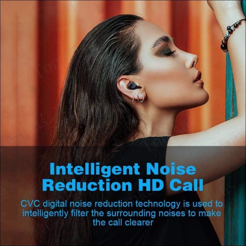 Dual LED Waterproof Wireless Earbuds