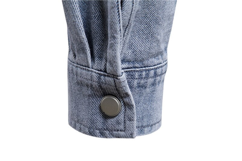 AIOPESON 100% Cotton Denim Jackets