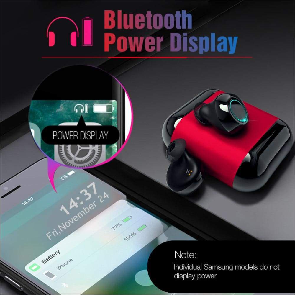 Ergonomic Stereo Wireless Earbuds