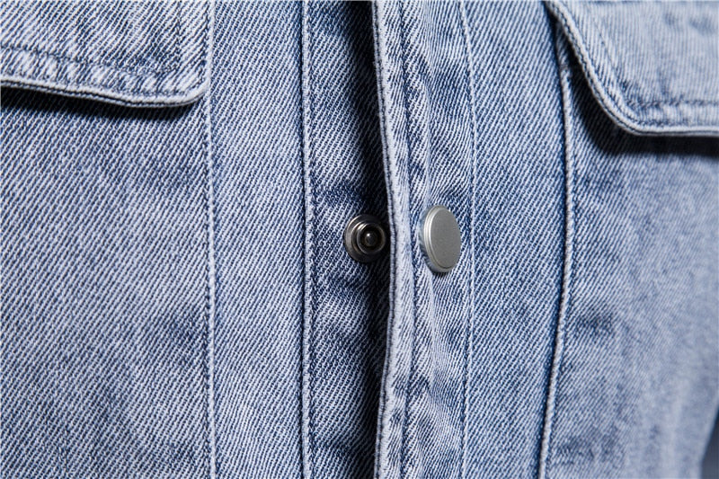 AIOPESON 100% Cotton Denim Jackets
