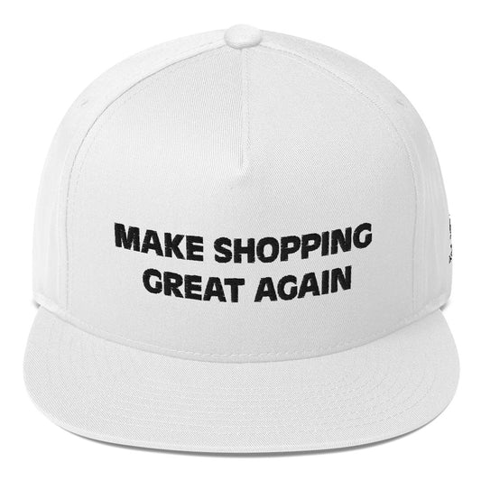 White Making Shopping Great Again Hat