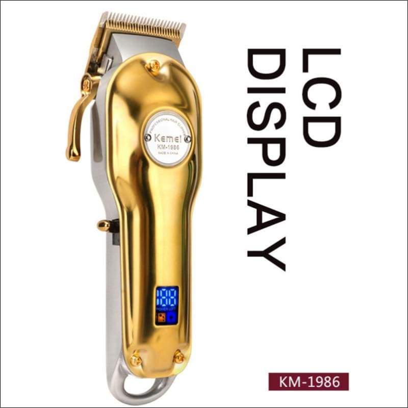 LCD Wireless Waterproof Electric Clippers