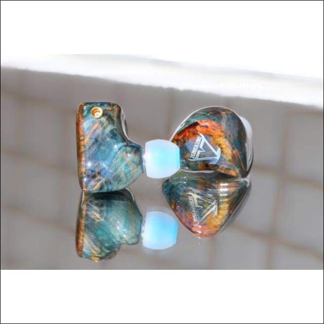 Polished Wood Designer Earbuds
