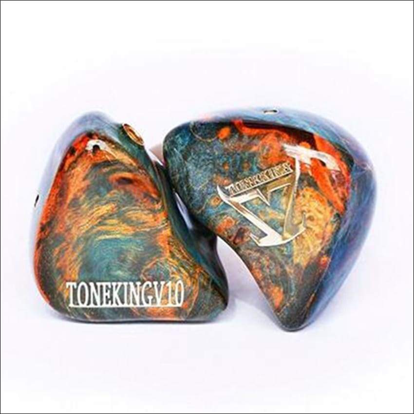Polished Wood Designer Earbuds