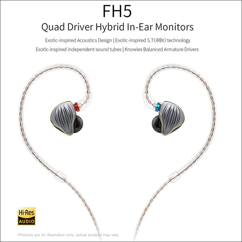 Quad Driver Hybrid Wireless Earbuds
