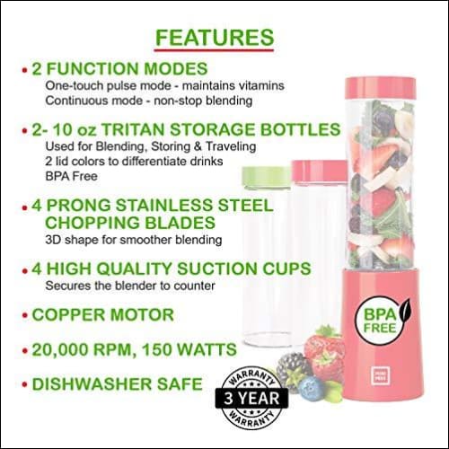 Quick Pulse Portable Electronic Blender