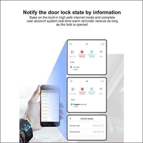 Touch Entry Mortise Smart Door Lock