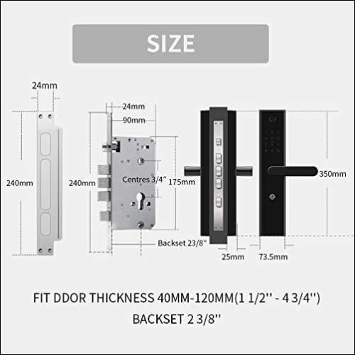 Touch Entry Mortise Smart Door Lock
